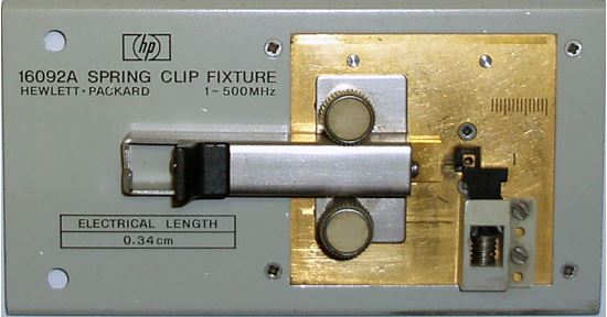 Keysight 16092A Spring Clip Fixture 1 Keysight 16092A Spring Clip Fixture