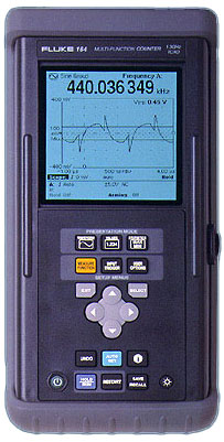 Fluke 163 50Mhz/160 Mhz Hand-Held Multifunction Counter 1 Fluke 163 50Mhz/160 Mhz Hand-Held Multifunction Counter