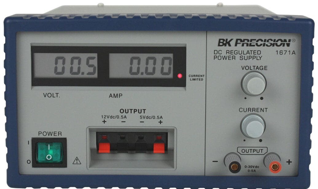 Bk Precision 1671A Triple-Output 30Vdc, 5A Digital Display Power Supply 1 Bk Precision 1671A Triple-Output 30Vdc, 5A Digital Display Power Supply
