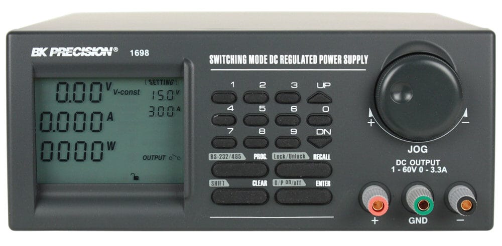 Bk Precision 1696 Programmable Dc Power Supply, 1-20Vdc, 0-9.99A 1 Bk Precision 1696 Programmable Dc Power Supply, 1-20Vdc, 0-9.99A