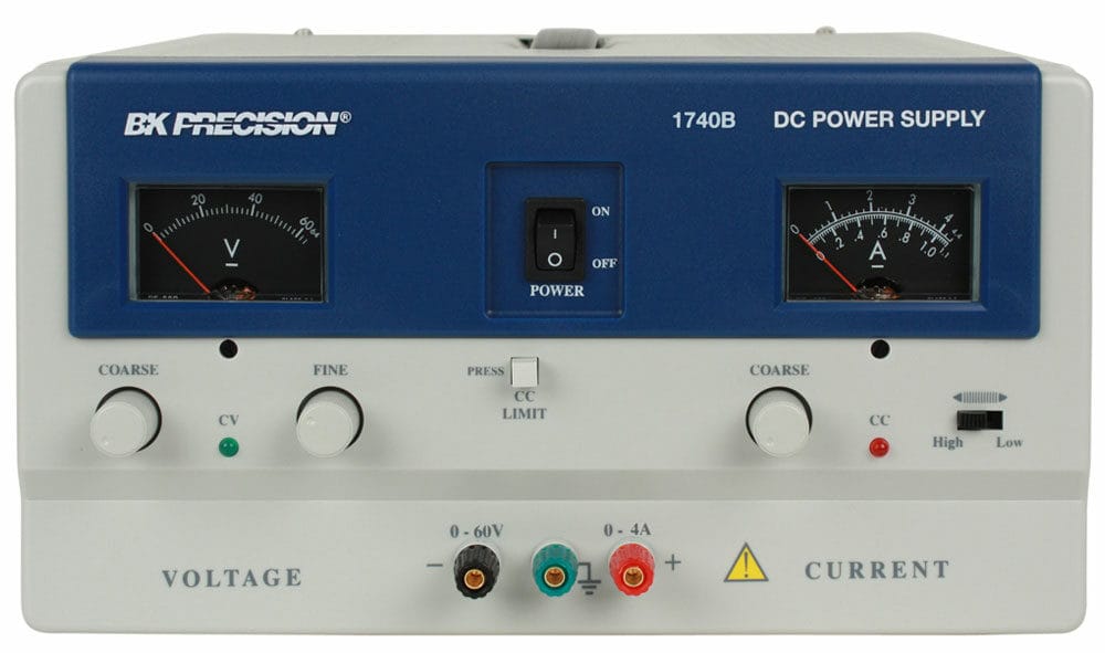 Bk Precision 1740B Analog Dc Power Supply (0-60V, 0-4A) 1 Bk Precision 1740B Analog Dc Power Supply (0-60V, 0-4A)