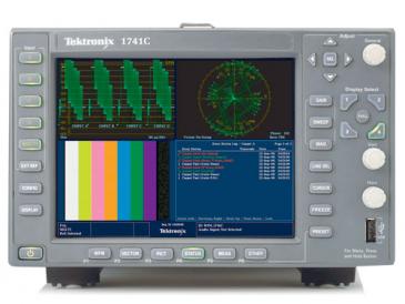 Tektronix 1741C Waveform Monitor 1 Tektronix 1741C Waveform Monitor