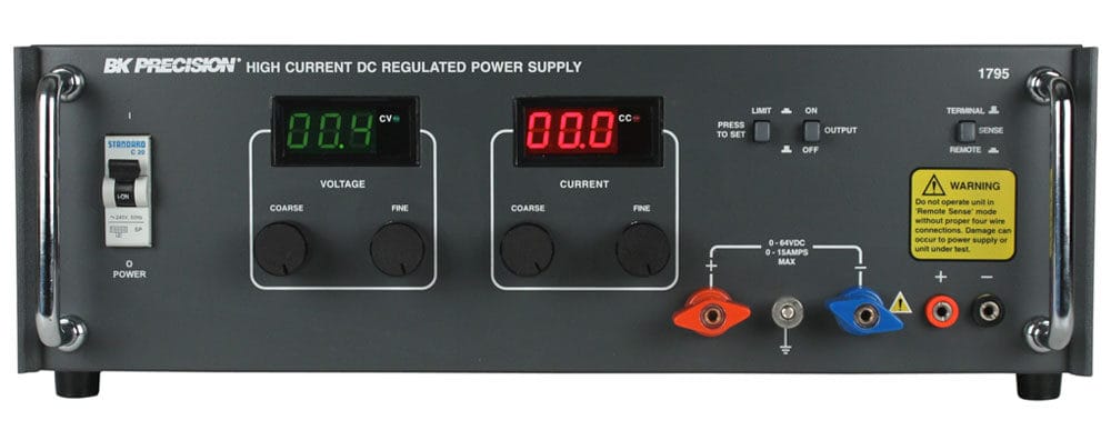 Bk Precision 1795 Hi-Current Dc Power Supply 0-64V/0-15A 1 Bk Precision 1795 Hi-Current Dc Power Supply 0-64V/0-15A