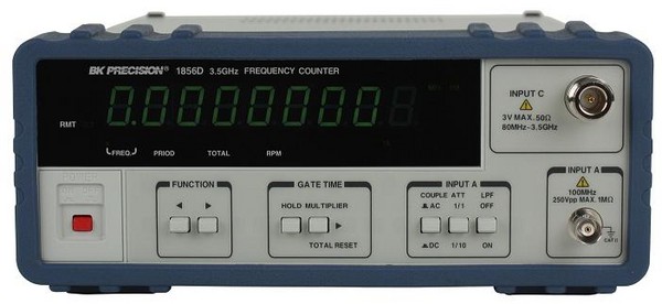 Bk Precision 1856D 3.5 Ghz Multifunction Counter (Frequency, Period, Totalize) 1 Bk Precision 1856D 3.5 Ghz Multifunction Counter (Frequency, Period, Totalize)