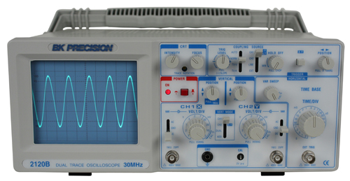Bk Precision 2120 Oscilloscope 1 Bk Precision 2120 Oscilloscope