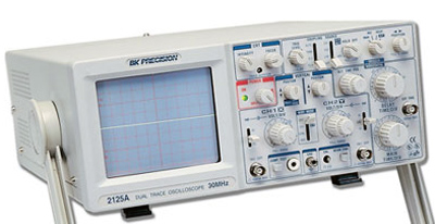 Bk Precision 2125A 30 Mhz Delay Trace Scope W/Probes 1 Bk Precision 2125A 30 Mhz Delay Trace Scope W/Probes