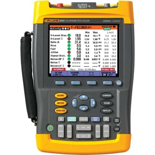 Fluke 225C 200 Mhz, 2.5 Gs/S, With Bus Health Test Capabilities Built-I 1 Fluke 225C 200 Mhz, 2.5 Gs/S, With Bus Health Test Capabilities Built-I