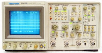 Tektronix 2445B 200 Mhz, 4Ch, Analog Oscilloscope 1 Tektronix 2445B 200 Mhz, 4Ch, Analog Oscilloscope