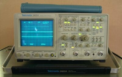 Tektronix 2465A 350 Mhz, 4Ch, Analog Oscilloscope 1 Tektronix 2465A 350 Mhz, 4Ch, Analog Oscilloscope