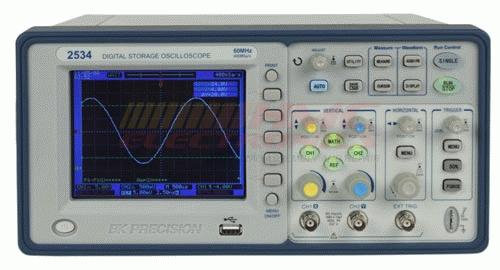 Bk Precision 2534 60 Mhz, Digital Storage Oscilloscope 1 Bk Precision 2534 Bk Precision 2534 60 Mhz, Digital Storage Oscilloscope