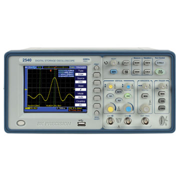 Bk Precision 2540 60 Mhz, 1 Gsa/S Digital Storage Oscilloscope 1 Bk Precision 2540 60 Mhz, 1 Gsa/S Digital Storage Oscilloscope