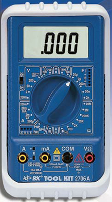BkPrecision 2706A Tool Kit DMM With Temperature 1 Bkprecision 2706A Tool Kit Dmm With Temperature