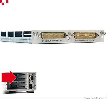 Keysight 34925A 40/80 Channel Optically Isolated Fet Multiplexer (Agilent) 1 Keysight 34925A 40/80 Channel Optically Isolated Fet Multiplexer