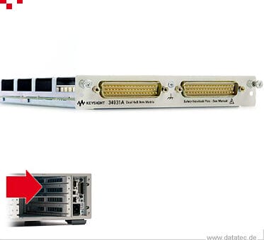 Keysight 34931A Dual 4X8 Armature Matrix 1 Keysight 34931A Dual 4X8 Armature Matrix