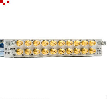 Keysight 34941A Quad 1X4 50 Ohm 3 Ghz Multiplexer Module 1 Keysight 34941A Quad 1X4 50 Ohm 3 Ghz Multiplexer Module