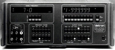 Datron 4705 Fully Multifunction, Programmable Calibrator 1 Datron 4705 Fully Multifunction, Programmable Calibrator
