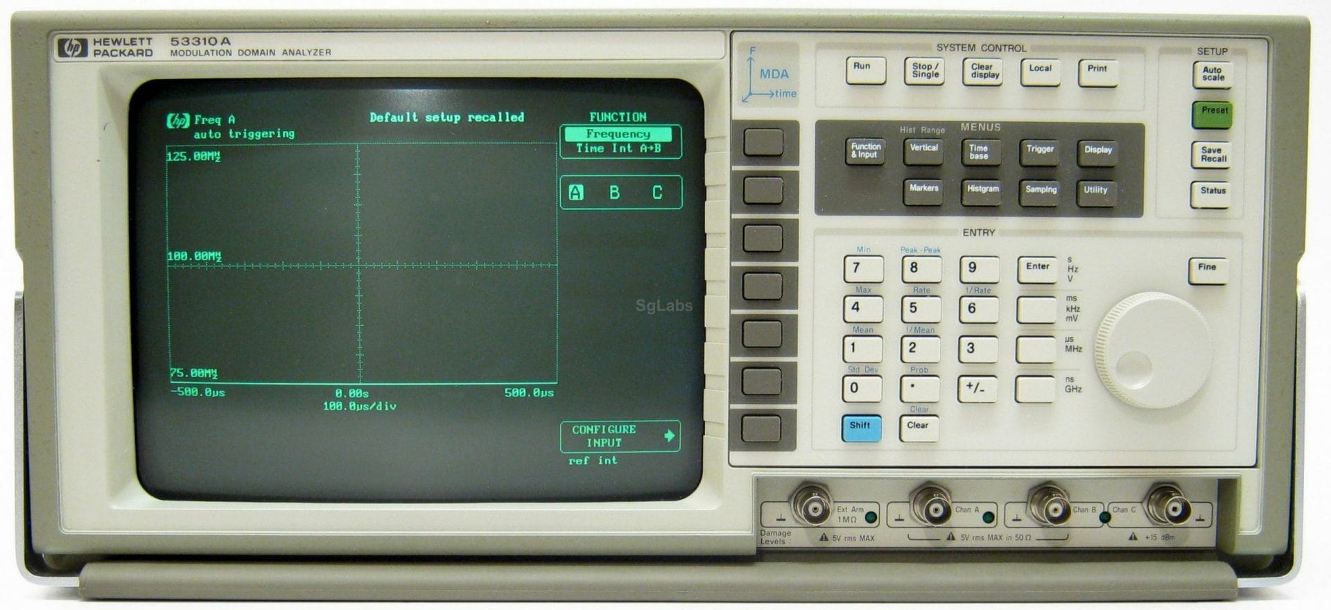 Agilent 53310A Modulation Domain Analyzer 1 Agilent 53310A Modulation Domain Analyzer