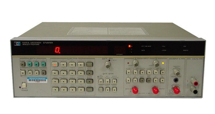 Agilent 5335A 200 Mhz Universal Frequency Counter 1 Agilent 5335A 200 Mhz Universal Frequency Counter