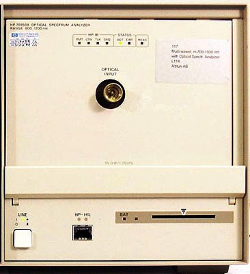 Agilent 70950B Optical Spectrum Analyzer 1 Agilent 70950B Optical Spectrum Analyzer