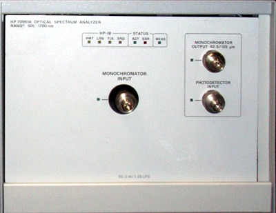 Agilent 70952A Optical Spectrum Analyzer 1 Agilent 70952A Optical Spectrum Analyzer