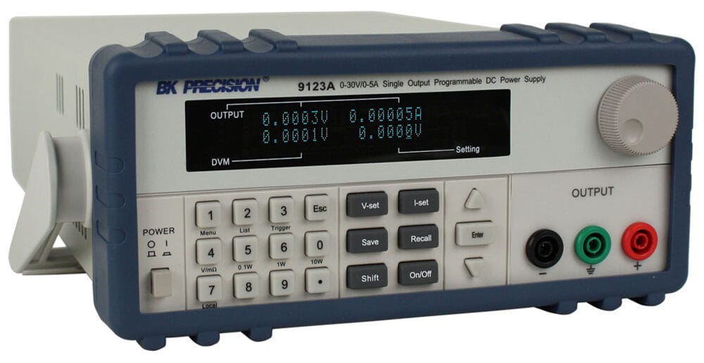 Bk Precision 9123A 0-30V/0-5A Single Output Programmable Dc Power Supply 1 Bk Precision 9123A 0-30V/0-5A Single Output Programmable Dc Power Supply