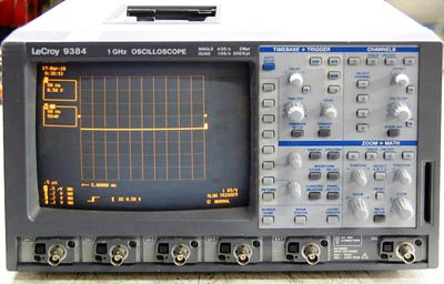 Teledyne Lecroy 9384Tm 1Ghz, 4Gs/S, 4 Ch Digital Oscilloscope 1 Teledyne Lecroy 9384Tm 1Ghz, 4Gs/S, 4 Ch Digital Oscilloscope