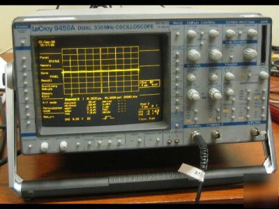 Teledyne Lecroy 9450A Dual 300 Mhz Oscilloscope 1 Teledyne Lecroy 9450A Dual 300 Mhz Oscilloscope