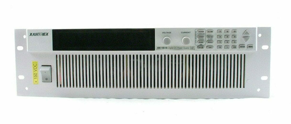 Xantrex Xdc40-150 40V, 150A, 6Kw, Dc Power Supply 1 Xantrex Xdc40-150 40V, 150A, 6Kw, Dc Power Supply