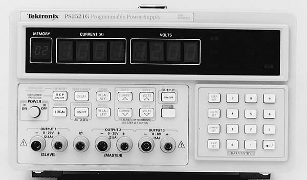 Tektronix Ps2520G Dc Programmable Power Supply / Dual Output / 36 V, 1.5 A 1 Tektronix Ps2520G Dc Programmable Power Supply / Dual Output / 36 V, 1.5 A