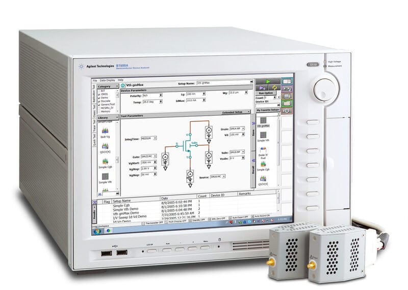 Keysight B1500A Semiconductor Device Parameter Analyzer (Agilent) 1 Keysight B1500A Semiconductor Device Parameter Analyzer