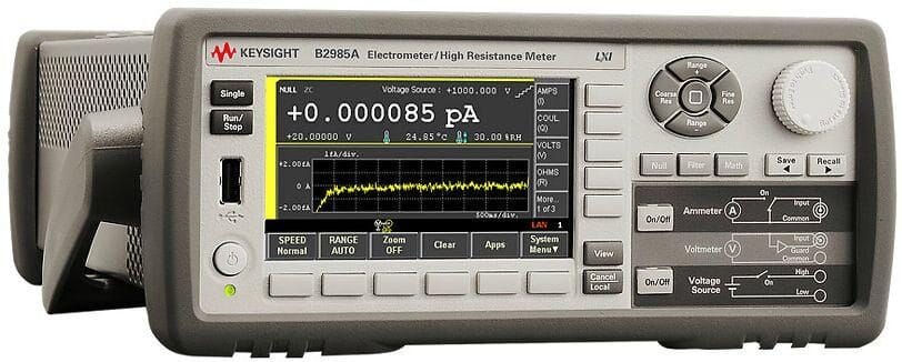 Keysight B2985A Electrometer/High Resistance Meter (Agilent) 1 Keysight B2985A Electrometer/High Resistance Meter