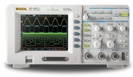 Rigol Ds1102Cd 100 Mhz Digital Oscilloscope , 2 Ch + 16 Ch Logic Analyzer 1 Rigol Ds1102Cd 100 Mhz Digital Oscilloscope , 2 Ch + 16 Ch Logic Analyzer