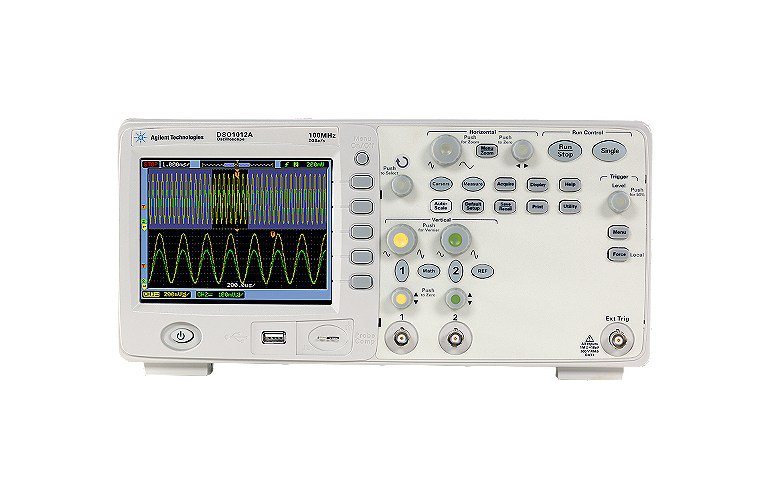 Agilent Dso1012A Oscilloscope, 100 Mhz, 2 Channel 1 Agilent Dso1012A Oscilloscope, 100 Mhz, 2 Channel