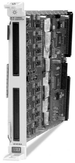 Keysight E1418A 8/16-Channel D/A Converter (Agilent) 1 Keysight E1418A 8/16-Channel D/A Converter