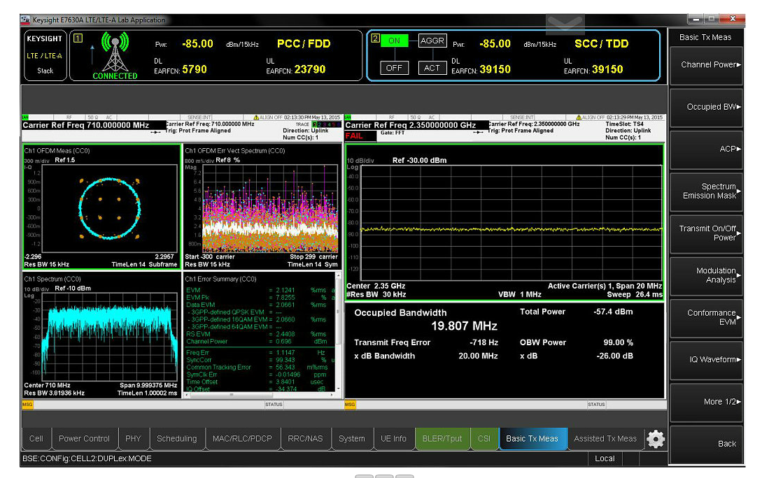 Keysight E7530A Lte/Lte-Advanced Test Application 1 Keysight E7530A Lte/Lte-Advanced Test Application