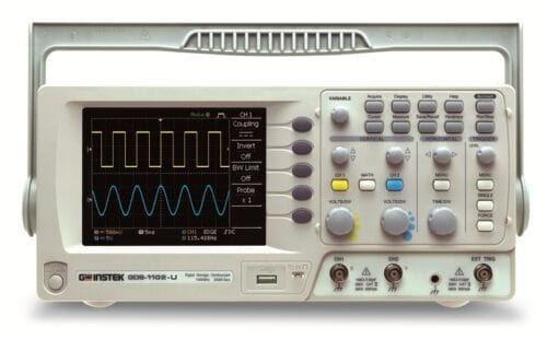 Gw Instek GDS-1102 100Mhz, 2-Channel, Digital Storage Oscilloscope 1 Gw Instek Gds-1102 Gds-1102 100Mhz, 2-Channel, Digital Storage Oscilloscope Wit