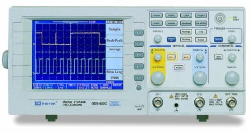 GW Instek GDS-820S 150Mhz, 100MS/S With RS-232, USB, Printer Port, Go/Nogo 1 Gw Instek Gds-820S 150Mhz, 100Ms/S With Rs-232, Usb, Printer Port, Go/Nogo
