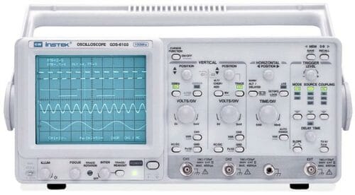 GW Instek GOS-6112 100 Mhz, Analog Oscilloscope 1 Gw Instek Gos-6112 100 Mhz, Analog Oscilloscope