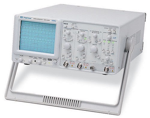 GW Instek GOS-6200 200 Mhz, Cursor Readout Analog Oscilloscope 1 Gw Instek Gos-6200 200 Mhz, Cursor Readout Analog Oscilloscope