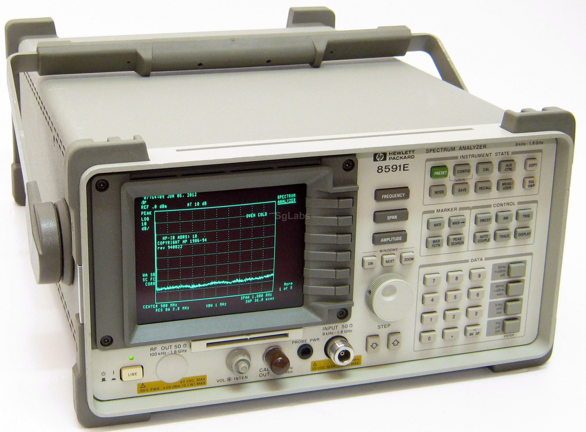 Agilent 8591E Portable Spectrum Analyzer 1 Agilent 8591E Portable Spectrum Analyzer