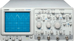 Leader Electronics Ls8050 Analog Oscilloscope 1 Leader Electronics Ls8050 Analog Oscilloscope