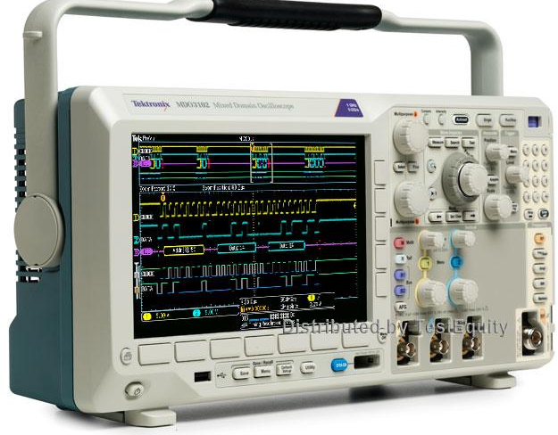 Tektronix MDO3012 Oscilloscope 1 Tektronix Mdo3012 Oscilloscope