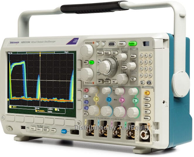 Tektronix MDO3014 Oscilloscope 1 Tektronix Mdo3014 Oscilloscope