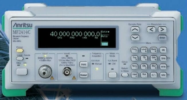 Anritsu Mf2412C Microwave Frequency Counter 1 Anritsu Mf2412C Microwave Frequency Counter