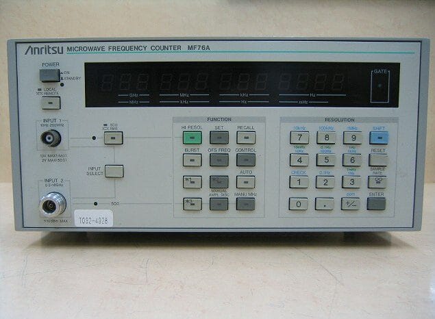 Anritsu Mf76A Microwave Frequency Counter 1 Anritsu Mf76A Microwave Frequency Counter