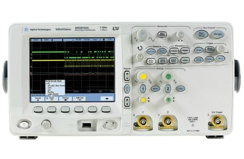 Agilent Mso6102A Mixed Signal Oscilloscope: 1 Ghz, 2 Scope And 16 Digital Cha 1 Agilent Mso6102A Mixed Signal Oscilloscope: 1 Ghz, 2 Scope And 16 Digital Cha