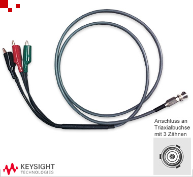 Keysight N1415A Triax To Alligator Cable 1 Keysight N1415A Triax To Alligator Cable