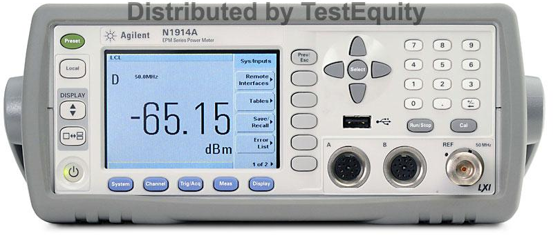 Keysight N1914A Dual-Channel Power Meter 1 Keysight N1914A Dual-Channel Power Meter