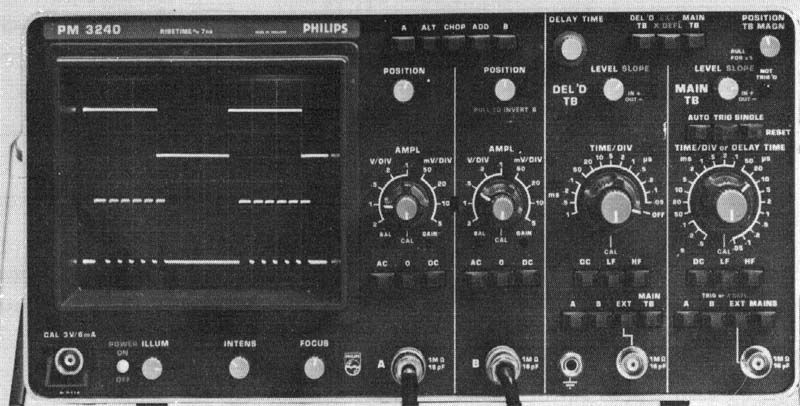 Phillips Pm 3240 Oscilloscopes 1 Phillips Pm 3240 Oscilloscopes