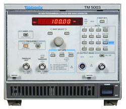 Tektronix Sg5030 Programmable Leveled Sine Wave Generator 1 Tektronix Sg5030 Programmable Leveled Sine Wave Generator
